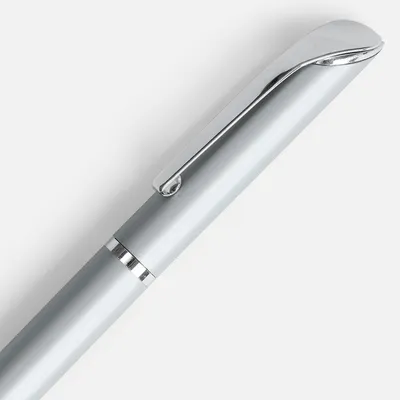 Ручка шариковая Glide, серая — фото 3