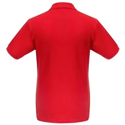Рубашка поло Heavymill красная — фото 2