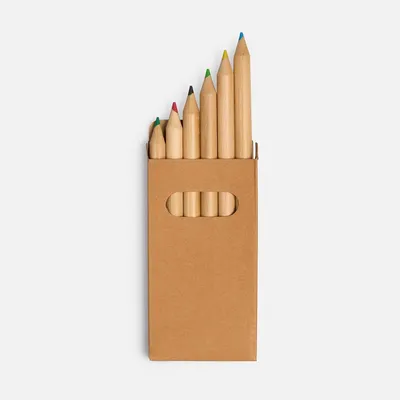 Набор цветных карандашей Pencilvania Mini, крафт — фото 2