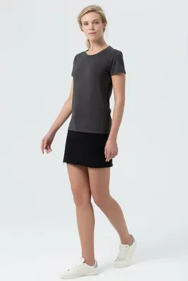 Футболка женская Regent Fit Women, черный меланж — фото 7