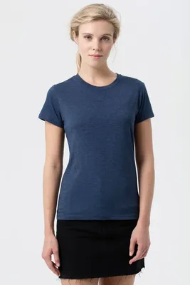 Футболка женская Regent Fit Women, синий меланж — фото 4