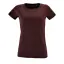Футболка женская Regent Fit Women, бордовый меланж