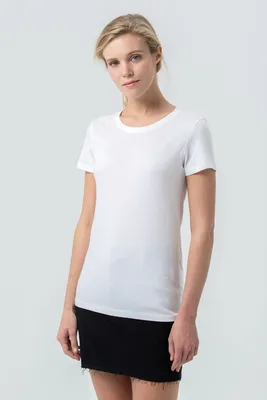 Футболка женская Regent Fit Women, белая — фото 4