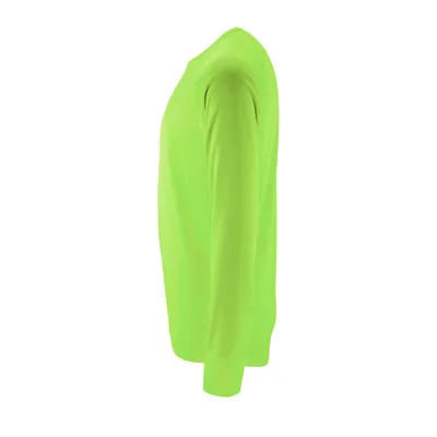 Футболка с длинным рукавом Sporty LSL Men, неоново-зеленая — фото 3