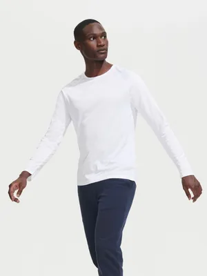 Футболка с длинным рукавом Sporty LSL Men, неоново-зеленая — фото 5