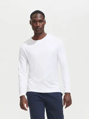 Футболка с длинным рукавом Sporty LSL Men, красная — фото 4