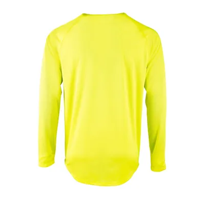 Футболка с длинным рукавом Sporty LSL Men желтый неон — фото 2
