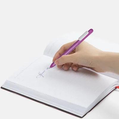Ручка шариковая Swiper, фиолетовая с белым — фото 4