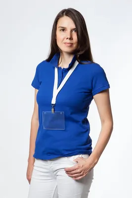 Лента для бейджа Neckband, белая — фото 4