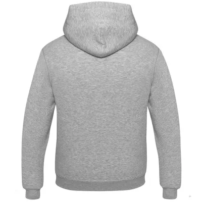 Толстовка Hooded, серый меланж — фото 2