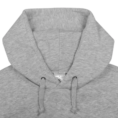 Толстовка Hooded, серый меланж — фото 4