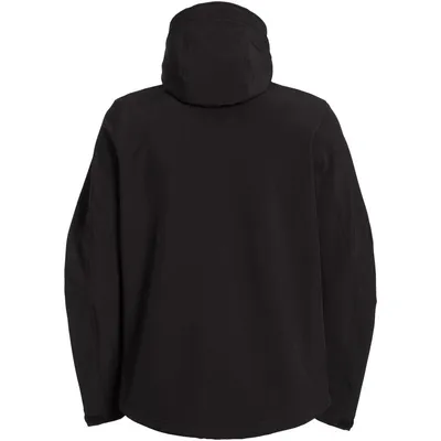 Куртка мужская Hooded Softshell черная — фото 3