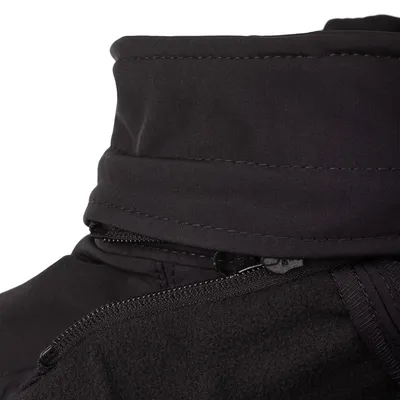 Куртка мужская Hooded Softshell черная — фото 4