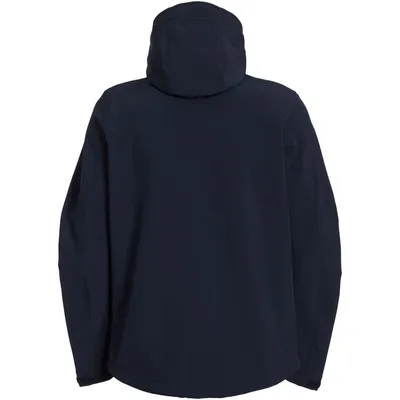Куртка мужская Hooded Softshell темно-синяя — фото 3