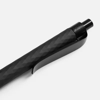 Ручка шариковая Prodir QS01 PRP-P Soft Touch, черная — фото 6