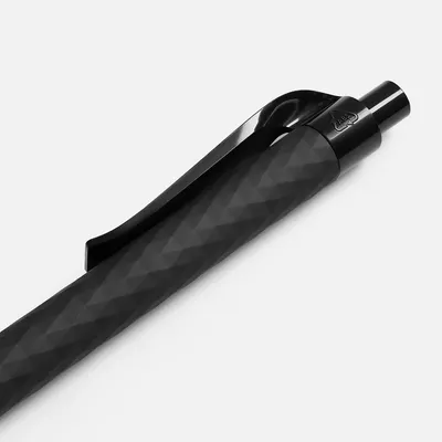 Ручка шариковая Prodir QS01 PRP-P Soft Touch, черная — фото 5