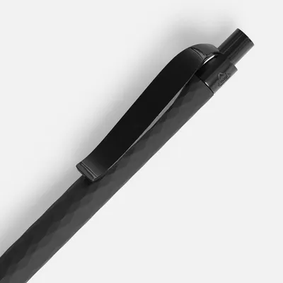 Ручка шариковая Prodir QS01 PRP-P Soft Touch, черная — фото 4