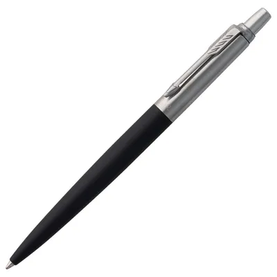 Ручка шариковая Parker Jotter Core K63, черный с серебристым — фото 1