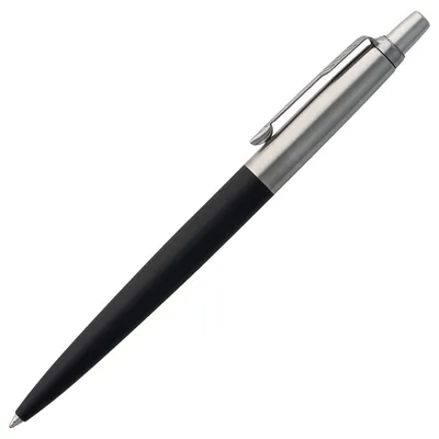Ручка шариковая Parker Jotter Core K63, черный с серебристым — фото 2