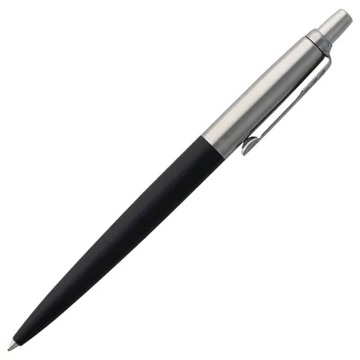 Ручка шариковая Parker Jotter Core K63, черный с серебристым — фото 3