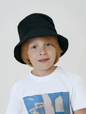 Панама детская Bizbolka Challenge Kids, черная — фото 4