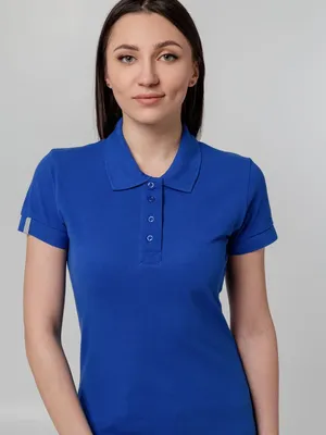 Рубашка поло женская Virma Premium Lady, ярко-синяя — фото 10