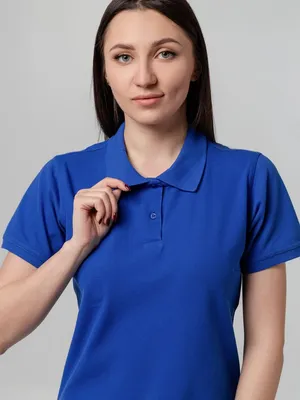 Рубашка поло женская Virma Stretch Lady, ярко-синяя — фото 8