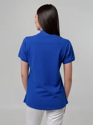 Рубашка поло женская Virma Stretch Lady, ярко-синяя — фото 6