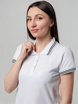 Рубашка поло женская Virma Stripes Lady, белая — фото 9