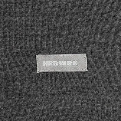 Футболка унисекс Firm Wear, черный меланж — фото 5
