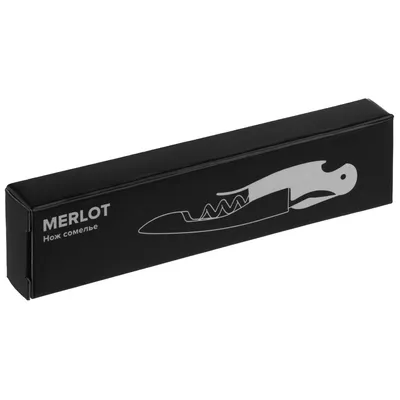 Нож сомелье Merlot, черный — фото 3