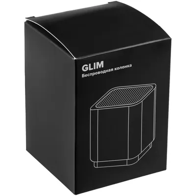 Беспроводная колонка с подсветкой гравировки Glim, красная — фото 9