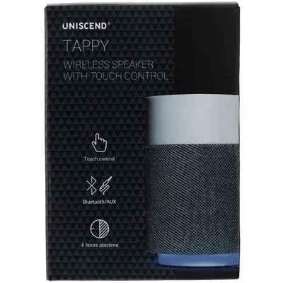 Беспроводная колонка Uniscend Tappy, черная — фото 8