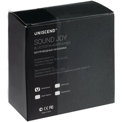 Беспроводные наушники Uniscend Sound Joy, белые — фото 8