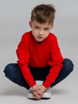 Свитшот детский Toima Kids, красный — фото 9