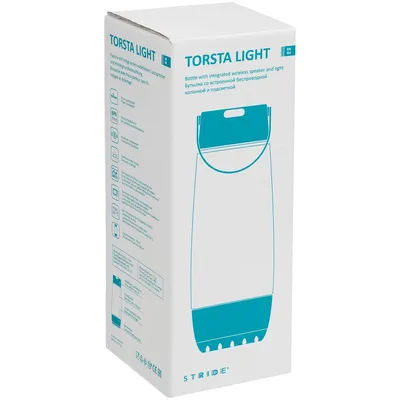 Бутылка для воды Torsta Light с колонкой и светильником, серая — фото 10