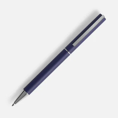 Ручка шариковая Blade Soft Touch, синяя — фото 2