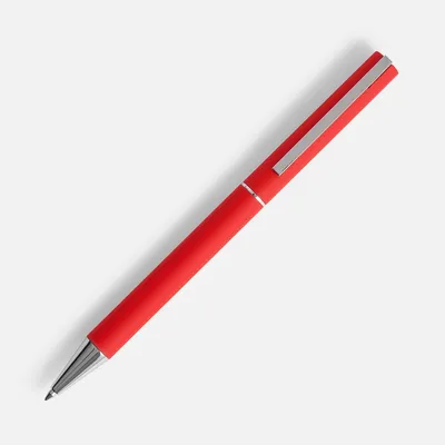 Ручка шариковая Blade Soft Touch, красная — фото 2