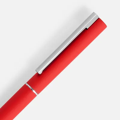 Ручка шариковая Blade Soft Touch, красная — фото 3