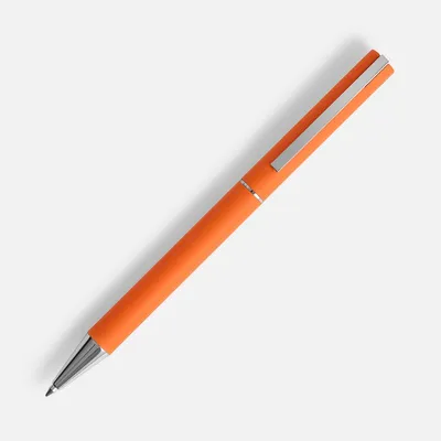 Ручка шариковая Blade Soft Touch, оранжевая — фото 2