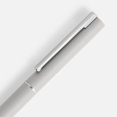 Ручка шариковая Blade Soft Touch, серая — фото 3