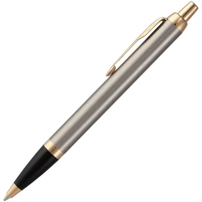 Ручка шариковая Parker IM Core K321 Brushed Metal GT M — фото 2