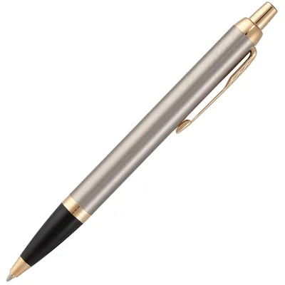Ручка шариковая Parker IM Core K321 Brushed Metal GT M — фото 3