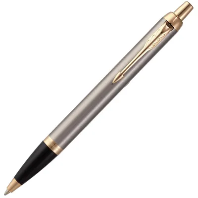 Ручка шариковая Parker IM Core K321 Brushed Metal GT M — фото 4