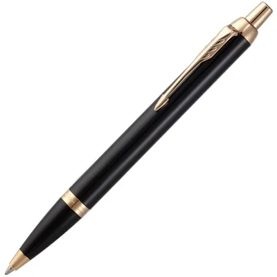 Ручка шариковая Parker IM Core Black GT, черная — фото 1