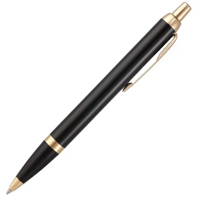 Ручка шариковая Parker IM Core Black GT, черная — фото 3