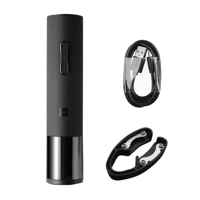 Электрический штопор HuoHou Electric Wine Bottle Opener, черный — фото 3