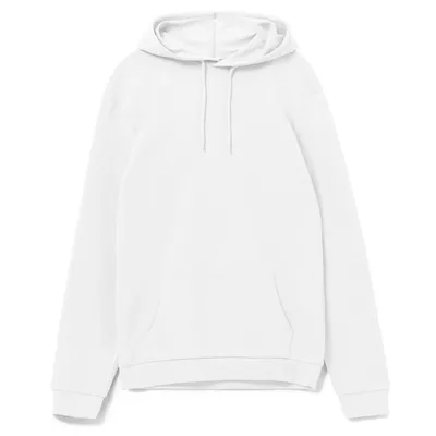 Толстовка с капюшоном унисекс Hoodie, белая — фото 1