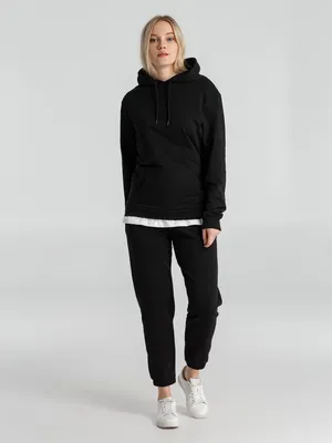 Толстовка с капюшоном унисекс Hoodie, черная — фото 11