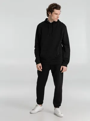 Толстовка с капюшоном унисекс Hoodie, черная — фото 7